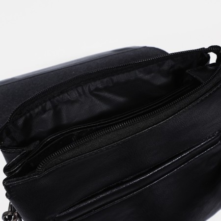 Male bag, black color-5