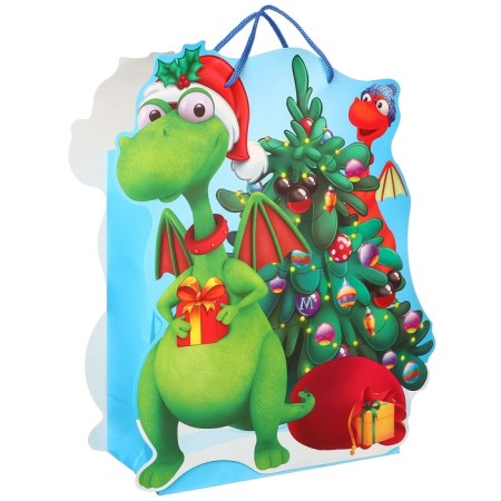 Gift Package "New Year" 23x27x11.5 cm, Mickey Mouse and Dragon-2