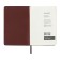 Diary of Leduced A5, 160 Escalada sheets, hard -leather cover, perforation, pancake embossing, lies, cream block 70g/m2, brown