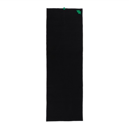 Bath mat 150x50 cm with an applique "Oak sheet" Black-4
