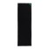 Bath mat 150x50 cm with an applique "Oak sheet" Black
