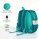 Baby backpack on a zipper, "chosen", green color