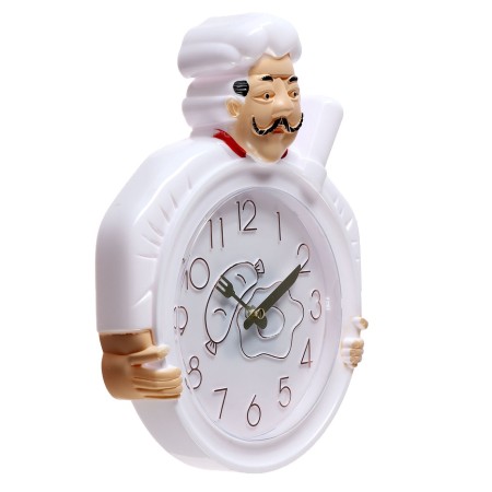 Watching interior watches, for the kitchen “Chef”, smooth move, 29.5 × 23 cm, D-16.5 cm-1