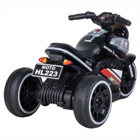 Electric car children's farfello "Tecycle", black color-2
