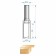 Clesteric Encor Prof 46184, straight, on wood, d = 12 mm, 19 x 38 mm