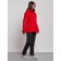 Ski costume female winter, size 44, red color