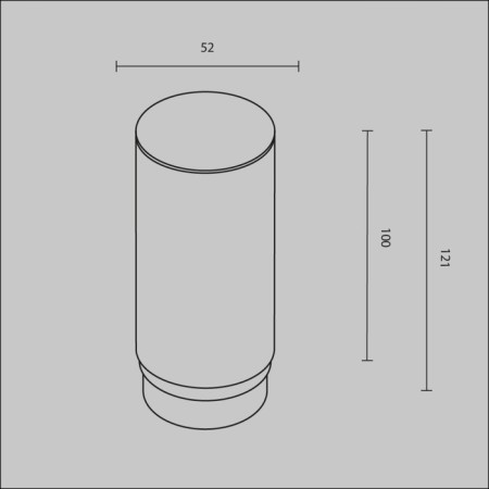 Matty diffuser for Focus LED 12W, 52x52 mm, white-3