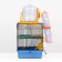 A cage for rodents, two -tier, with a shelf, a house and a ball, 28 x 24.5 x 31 cm, mix