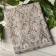 Milewood with a zipper, size 112 × 147 cm, damask coffee, calico