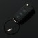 TORSO keychain, steel cable, 15 cm, black