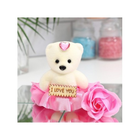 Soap roses and a bear cub, set-7