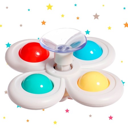 A set of spinners on the suction cup "Funny animals", 3 pcs.-8