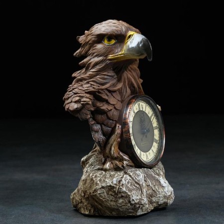 HOUSE OF TRAY FARE "Eagle Head", 22 x 15 x 29 cm, bronze-3