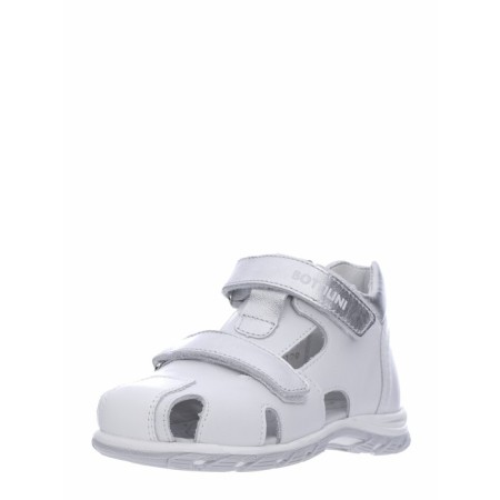 Baby sandals, size 26, silver color-1