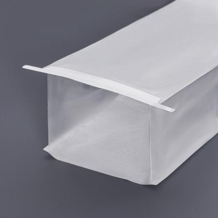 Paper package, with a window, rectangular bottom, white, 16 x 13 x 26 cm-7