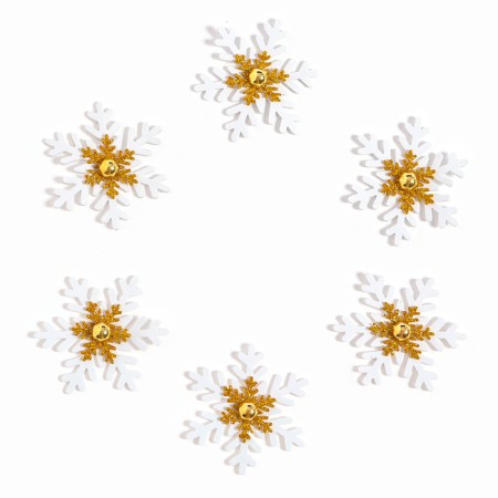 Decor "Snowflakes", set of 6 pcs.