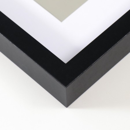 Photo frame MDF "Valerie" 30x40 cm with a paspartt 21x30 cm, black (plastic screen)-2