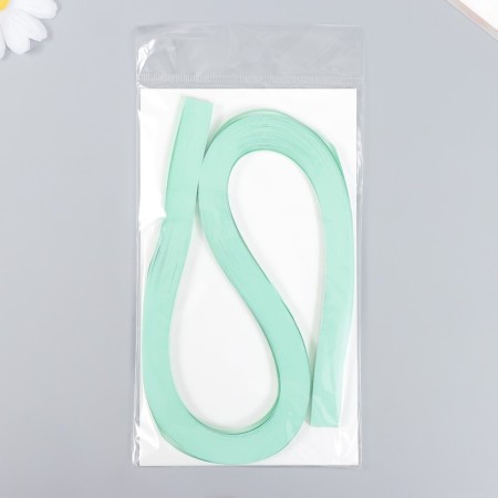 Strips for quilling 120 strips density 120 g "Mint" width 0.5 cm length 53 cm-2