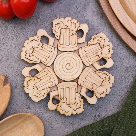 Hot “beer with foam”, 12cm, juniper 10398275