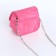 Female bag on a magnet, pink color