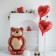 Foil ball 32 "Big Bear with Heart", figure