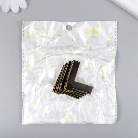 Corner (overlay) for caskets metal 3x3x3 cm-5