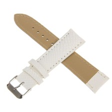 Solomon watch strap, 20 mm, eco-leather, L-19 cm, white