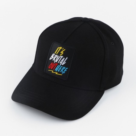 Women's cap Brutal, black color, rr 56-2