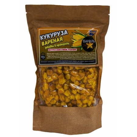 Boiled corn "vanilla", in vacuum packaging, 350 g