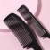 Combination of combs, 2 items, black color