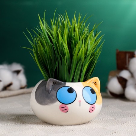 Pot "kitten" 9x6cm, mix
