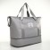 Sports bag with lightning, with an increase, external pocket, color gray color