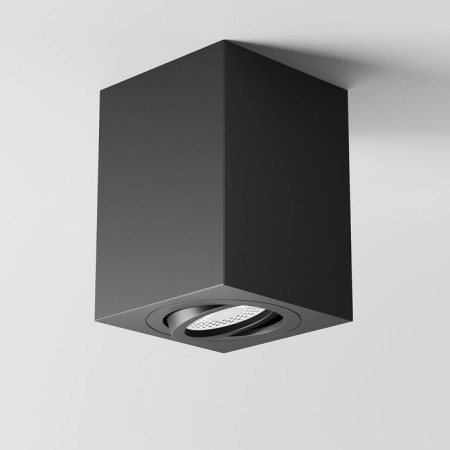 Technical C017CL-01B, 1xGU10, 50W, 9x9x1.5 cm lamp, black color, black color-4