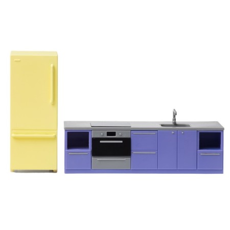 Furniture for the puppet house "Basic kit for the kitchen"
