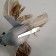 Birds for decor and floristry, on clothespin, mix, plastic, 1pcs, 8 x 8 cm