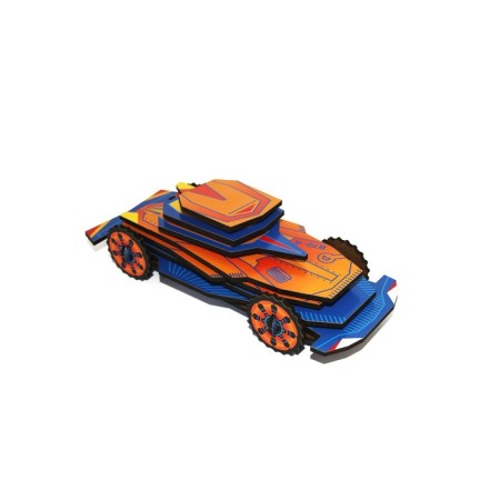 Puzzle - Velcro machine, blue-1