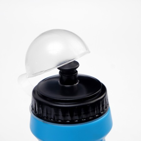 Bicycle bottle, 650 ml, "Master K.", with fastening, blue-3