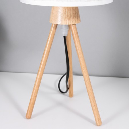 Hell lamp Ilaria E27 40W light wood 16x16x37.5 cm Risalux-3