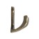 Hook furniture tundra TKD003, two -rod, bronze, 25 pcs
