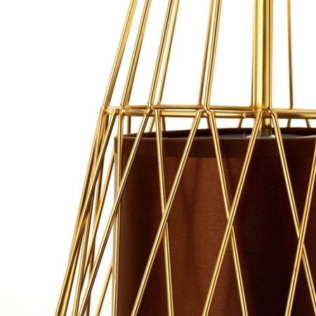 Lamp Bayerlux "Wortex" 1x40W E27 gold 27x27x120 cm.-5