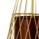 Lamp Bayerlux "Wortex" 1x40W E27 gold 27x27x120 cm.