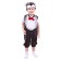 Carnival costume for a boy from 1.5-3 years "Teddy bear", velor, overalls, hat