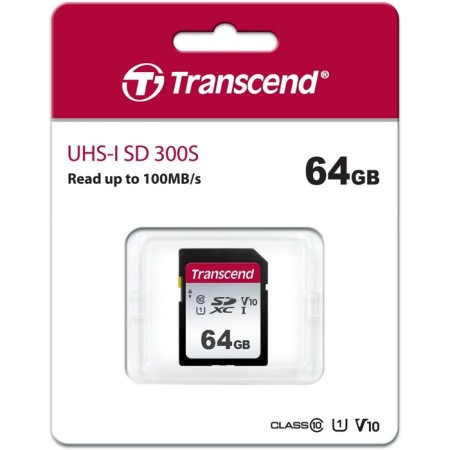 Memory map SDXC 64GB Transcend TS64GSDC300S 300S W/O-5