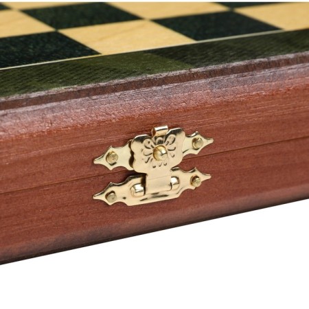 Backgammon "real man", wooden board 50 x 50 cm, with a field for playing checkers-5