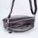 Cross-Bodi bag with zipper, burgundy color