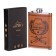 Flaw for alcohol and water, 270 ml, "best hunter", stainless steel, gift, 9 oz