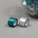 Adhesive tape plastic in the jar "Glori. Silver, Blue" N-r 40 pcs 1.2 cm, dl.0.9m 7x7x9 cm