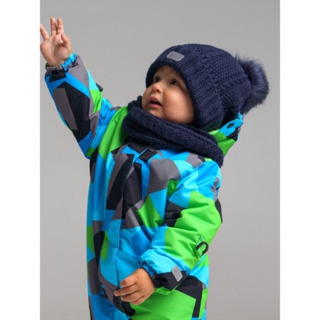 Set for a boy: hat, snood, size 46