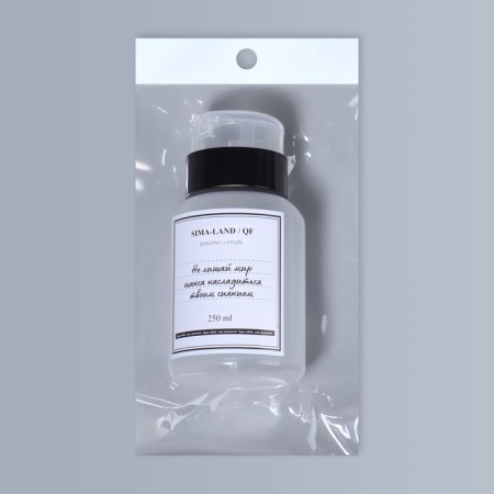 The bottle of pump "Chance", 250 ml, black/transparent color-6