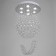 Lamp cascade "Adelisia" 7xled chrome 55x55x93cm Bayerlux